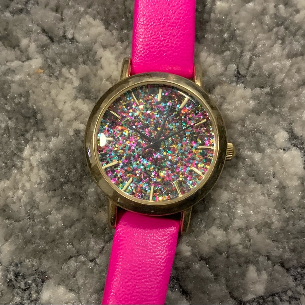 Glitter face watch
